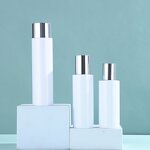 Lotion Bottles Manufacturer - In Stock 100ml 120ml 150ml 250ml 300ml Round White for Plastic PET Skin Care Serum & Toner