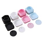 Plastic Jars Manufacturer - Custom Logo Square PP 5g 50g Empty Cosmetic Packaging for Skin Care Body Butter Lotion Scrub