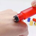 Glass Roller Bottles Manufacturer - In Stock 10ml 5ml Frost Glass Rainbow Color Empty Perfume Roll for Cream and Cosmetic