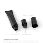 Foundation Tube Manufacturer - Custom Private Label Empty 10g 15g 20g Black Soft Concealer Eye Cream Pattern Liquid