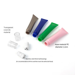 Eye Cream Tube Manufacturer - 15g 20g 30g Empty & Face Mask Roll Ball Cosmetic PE Material Soft Hose Containers Squeeze