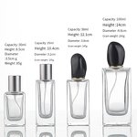Perfume Glass Bottle Manufacturer - High-End 50ml Square Thick Bottom with Screen Printing 30ml & 100ml Sizes Available