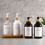 Hair Oil Bottle Manufacturer - Wholesale 10oz 16oz Lotion Shower Envases De Shampoo 500ml 300m Lscrub Container 500ml