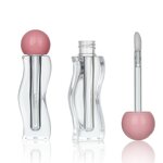 Lip Gloss Tubes Manufacturer - New Stock Luxury 2.5ml Wave Shape Empty Lip Balm Lip Oil Container for Skin Care Wholesale