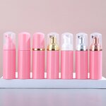 Foam Pump Bottles Manufacturer - Wholesale Pink Pet Plastic 30ml 50ml Eyelash for Facial Cleanser & Shampoo for Skin Care