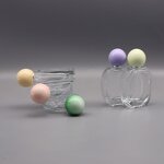 Perfume Dispenser Bottle Manufacturer - High-Class 30ML Kids Portable Oval-shaped with Colorful round Screw Cap