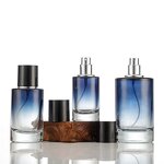 Perfume Bottles Manufacturer - Wholesale 30ml 50ml 100ml Empty Glass Gradient Color Circular for Eye Cream Screen Printing