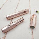 Lipstick Tube Manufacturer - Luxury 3G Rose Gold Custom Empty Eco-Friendly ABS Lip Balm Container Plastic Lip Stick Case