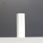 Lipstick Tube Manufacturer - New Stock 3.5g Hot Sale Luxury Square Magnetic Weighted ABS with Screw Cap White Color Lip