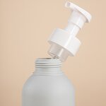 Plastic Bottles Manufacturer - Factory Wholesale 300ml PE Transparent Pink Sticker Label Empty for Shampoo Conditioner