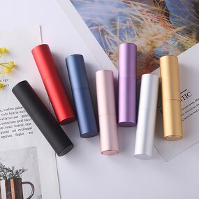 Perfume Atomizer Manufacturer - Portable 8ml Aluminum-Clad Glass 10ml Travel Companion Miniature Refillable Screw Cap