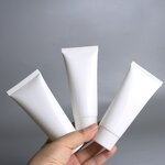 Sunblock Packaging Manufacturer - Custom Logo Empty BB 50g 50ml White Skincare Cosmetic Tube Plastic PE Hand Cream Face