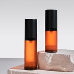 Airless Pump Bottles Manufacturer - Matte Orange 15ml 30ml 50ml Cosmetic Packaging Lotion Serum Spray Screen Skin Care