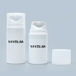 Airless Pump Bottle Manufacturer - Free Sample 30ML-200ML PP White with Screen Printing for Lotion Thickened Face Cream