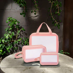 Cosmetic Travel Bag Manufacturer - Large Capacity PVC Waterproof with Zipper for Lipstick Face Mask Lotion Perfume Blush