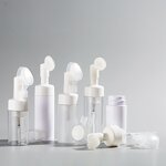 Foaming Bottle Manufacturer - Facewash Cleanser PET Plastic 80ml/100ml/120ml/150ml/200ml/250ml Silicone Brush Pump