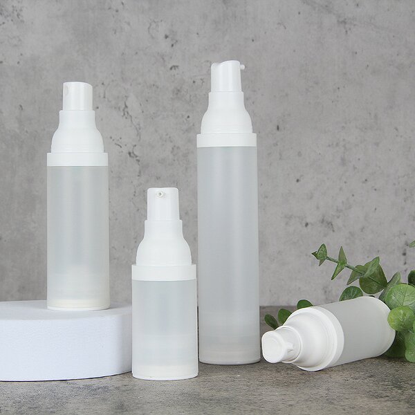 Vacuum Bottle Manufacturer - Factory Direct Sales Transparent Matte 15ml 20ml 30ml 50ml Sizes Reusable for Shampoo Cosmetic