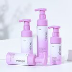 Mousse Bottle Manufacturer - New Plastic 100-120-150ml Face Cleaning Packaging Dispenser Foam White Purple Shampoo Skin