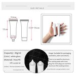 Eye Ointment Tube Manufacturer - White 30ml Squeeze Soft Cosmetic Plastic with Aluminum PBL 30g Tall Thin for Sunscreen and