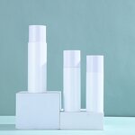 Lotion Bottles Manufacturer - In Stock 100ml 120ml 150ml 250ml 300ml Round White for Plastic PET Skin Care Serum & Toner