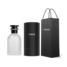 Perfume Bottles Manufacturer - Customizable 30ml 50ml 100ml High Glass Transparent Matte Black Finish Packaging Box for