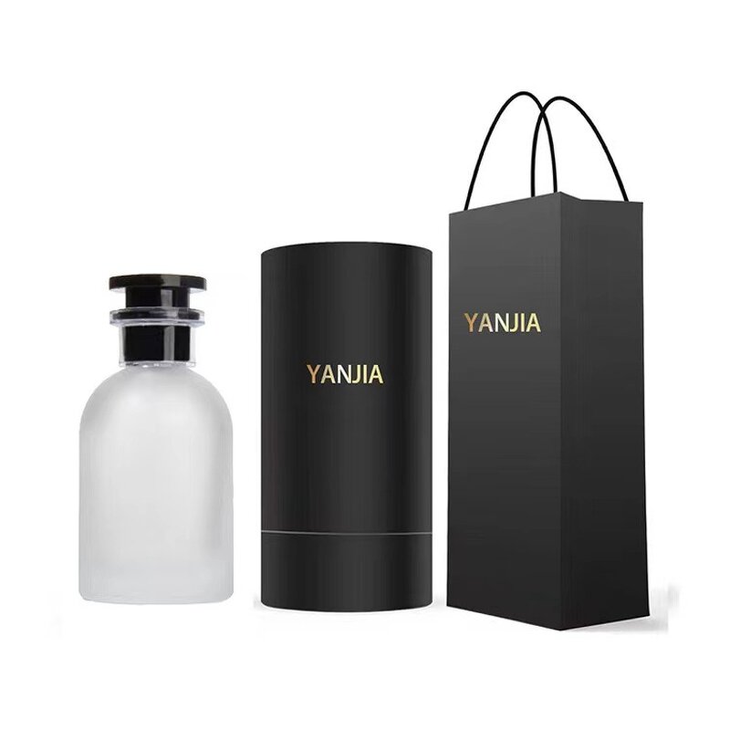 Perfume Bottles Manufacturer - Customizable 30ml 50ml 100ml High Glass Transparent Matte Black Finish Packaging Box for