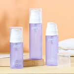 Foam Dispenser Pump Bottles Manufacturer - 100% PCR Reusable PET 100/120/150 ML Clear Purple Green Frost Facia Cleanser