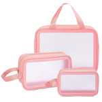 Cosmetic Travel Bag Manufacturer - Large Capacity PVC Waterproof with Zipper for Lipstick Face Mask Lotion Perfume Blush