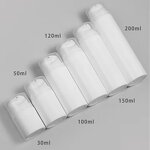 Airless Pump Bottle Manufacturer - Free Sample 30ML-200ML PP White with Screen Printing for Lotion Thickened Face Cream