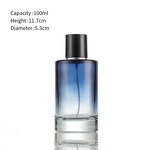 Perfume Bottles Manufacturer - Wholesale 30ml 50ml 100ml Empty Glass Gradient Color Circular for Eye Cream Screen Printing