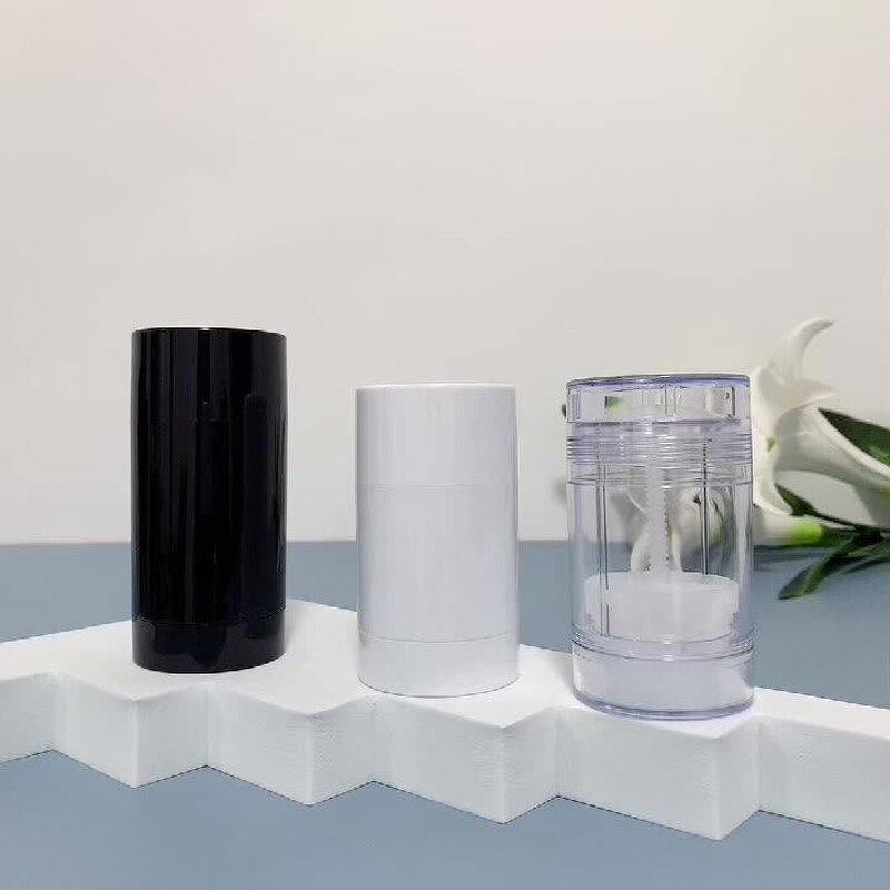 Plastic Container Manufacturer - 15ml 30ml 50ml 75ml ABS Twist-up Bottom Refillable Stick Deodorant Skin Care Including