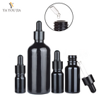 Glass Dropper Bottle Manufacturer - Factory Direct Round in Black 5ml 10ml 20ml 30ml 50ml Stock Solution for Hair and