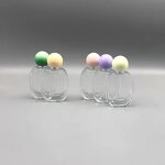 Perfume Dispenser Bottle Manufacturer - High-Class 30ML Kids Portable Oval-shaped with Colorful round Screw Cap