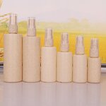 Wheat Straw Plastic Bottles Manufacturer - Biodegradable 20ml 30ml 50ml with Soft Tube Cosmetics and Lotion Hotel Amenities