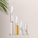 Perfume Sample Bottle Manufacturer - 2025 New Mini 2ml 3ml 5ml 10ml Glass with Plastic Screw Cap Wholesale for Eye Cream