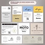 Label Sticker Manufacturer - Customizable UV Printing Essential Oil for Beauty Skin Care Perfume Bottles Logo Customization