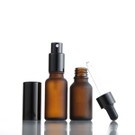 Glass Spray Bottle Manufacturer - Wholesale Flat Shape 10ml 15ml 20ml 30ml 50ml 100ml Cosmetic Amber Brown Dropper for