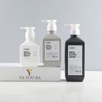 Plastic Bottle Manufacturer - New Square Shape HDPE 280ml 400ml 500ml 600ml Empty Body Cream Washing 200ml 1000ml Lotion