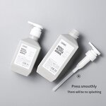 Plastic Bottle Manufacturer - New Square Shape HDPE 280ml 400ml 500ml 600ml Empty Body Cream Washing 200ml 1000ml Lotion