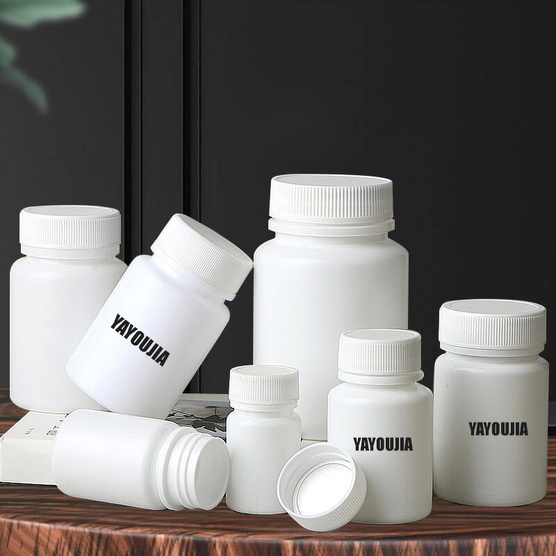 Pill Bottles Manufacturer - 15ml 20ml 30ml 50ml 60ml 80ml 100ml 120ml 180ml HDPE White Round/Cylinder Pharmaceutical Capsule