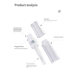 Powder Spray Bottle Manufacturer - 28g Empty White Cosmetic Body Glitter Dust Plastic 1oz Talc Loose Powder Bottle