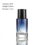 Perfume Bottles Manufacturer - Wholesale 30ml 50ml 100ml Empty Glass Gradient Color Circular for Eye Cream Screen Printing