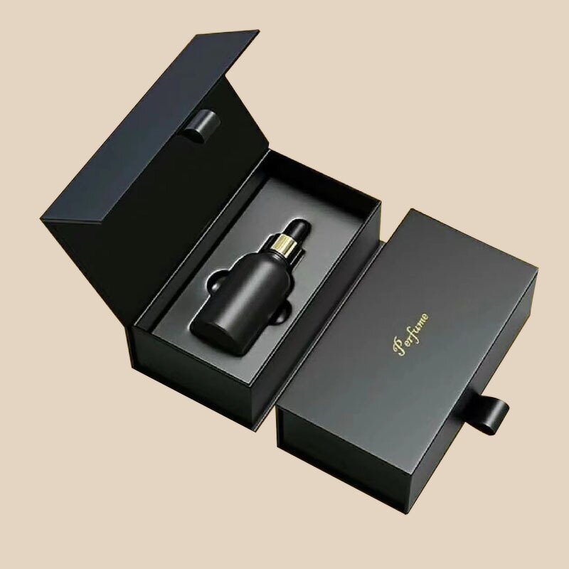 Gift Box Manufacturer - Wholesale Luxury Rigid Paper Cardboard Magnetic Closure Empty Perfume Bottle Cosmetic Rigid Boxes