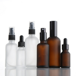 Glass Spray Bottle Manufacturer - Wholesale Flat Shape 10ml 15ml 20ml 30ml 50ml 100ml Cosmetic Amber Brown Dropper for