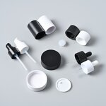 Glass Jar Set Manufacturer - Spot 30ml/50ml/100ml Cosmetic Thickened Screw Cap Transparent Essence Dropper for Skin Care