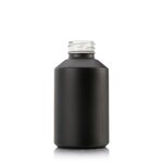 Cosmetic Pump Bottle Manufacturer - Men's Skincare Cream Jar 15ml to 120ml Matte Black Glass with Screw Cap for Face Lotion
