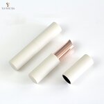 Lip Balm Bottle Manufacturer - New Stock 3.5g Matte White DIY Cosmetic Empty ABS Lipstick Screw Cap Packaging Container