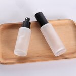 Glass Spray Bottles Manufacturer - Wholesales 20ml-120ml Clear Frosted for Cosmetic Lotion & Eye Drops with Screw Cap