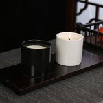 Candle Jars Manufacturer - Customizable Color Ceramic White round for Candles and Cement for Gifts