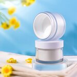 Cosmetic Jars Manufacturer - High Quality 15g 20g 30g 50g Double Wall Acrylic with White PP Lids for Skincare Cream